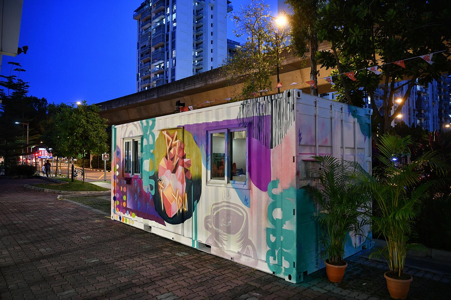 Job Container set up in Punggol for residents to look for jobs and get ...