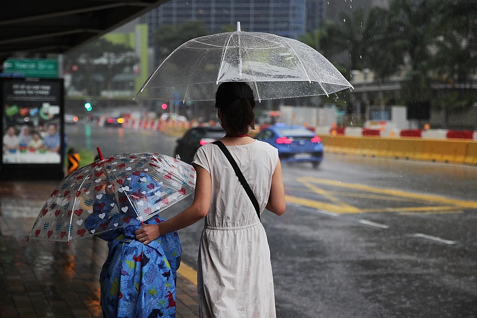Less rain is expected in Singapore for the rest of the month, but the weatherman has declared the onset of La Nina-like conditions in the region this month, after being on watch since July for the climate phenomenon that brings more rain to South-Eas