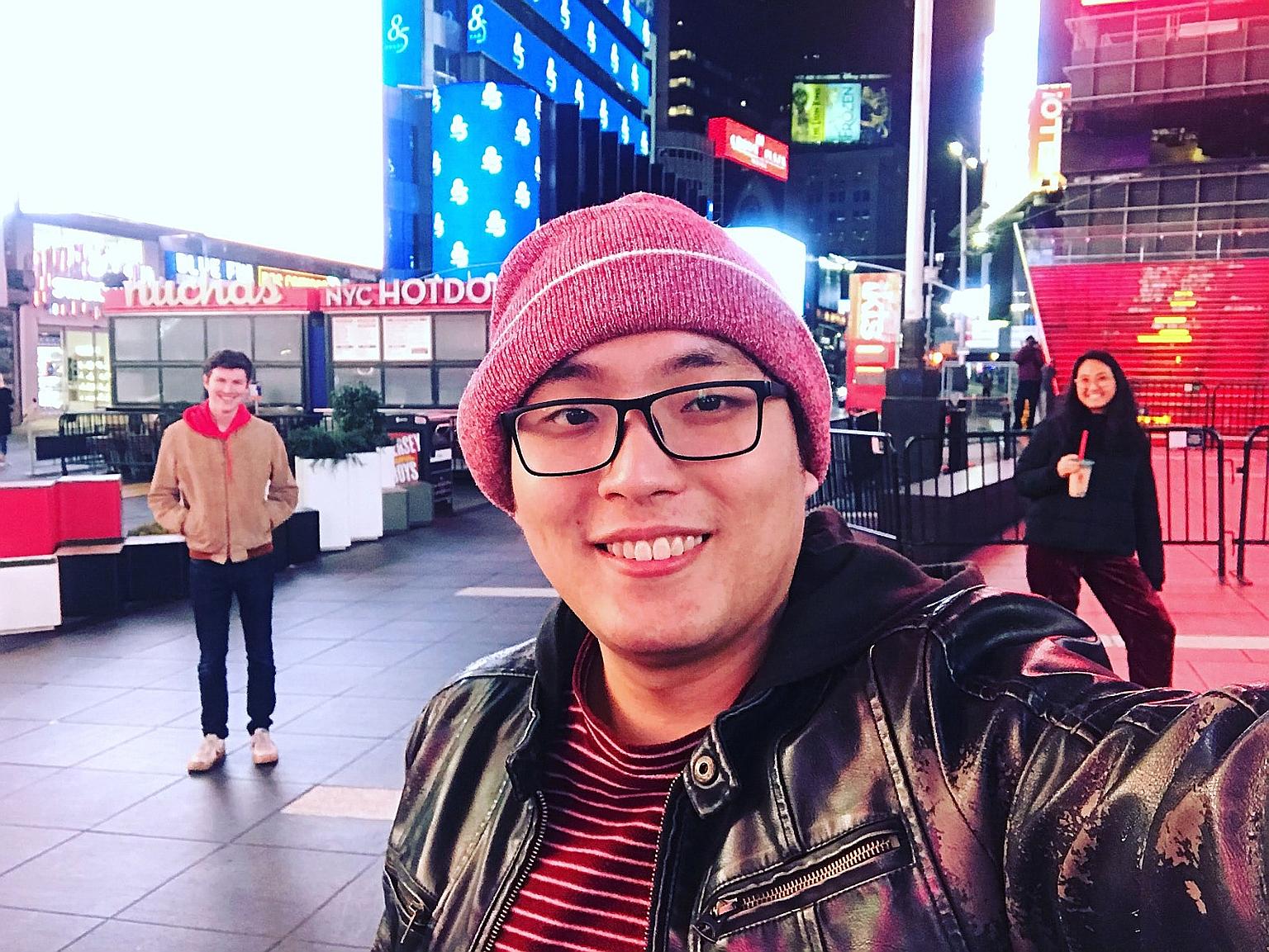 Mr Aaron Kho, who was laid off from his job at a fashion-related e-commerce firm in New York in March, decided to return to Singapore as he felt it was safer here. PHOTO: COURTESY OF AARON KHO
