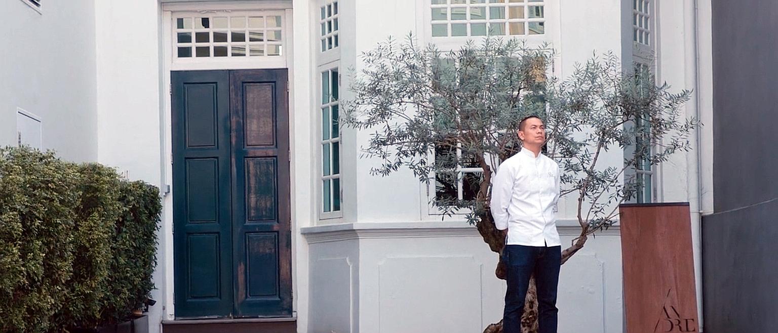 The documentary Andre & His Olive Tree features emotional scenes from 2017 when chef Andre Chiang (left) made the "shock announcement" to close his restaurant in Singapore.