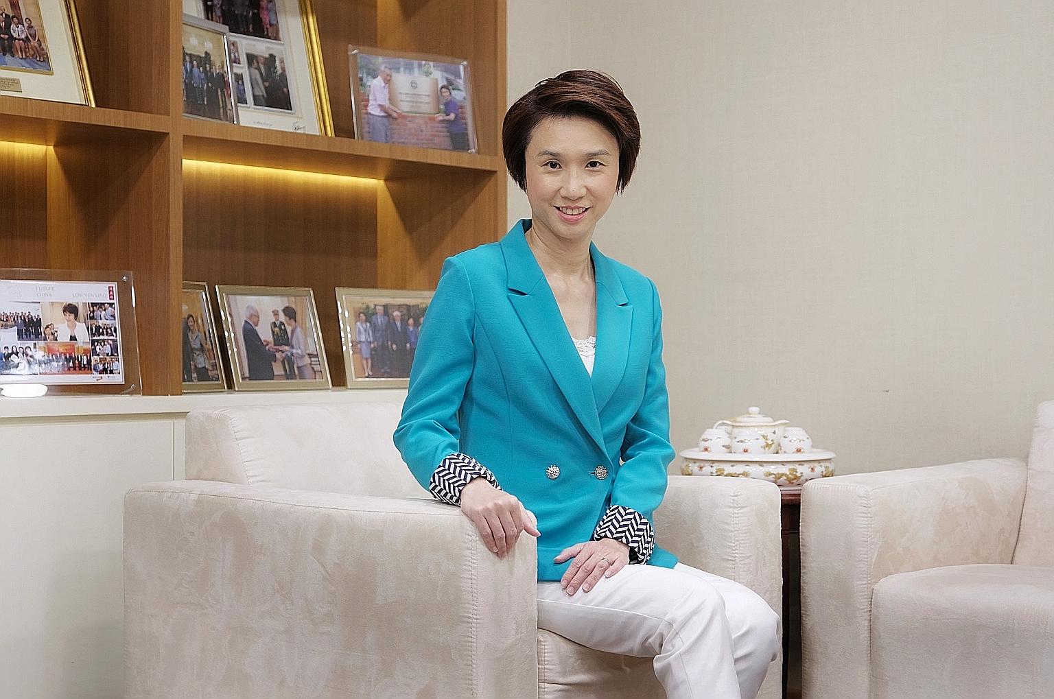 Ms Low Yen Ling, who is serving her third term as mayor of South West District, says: "In the new term, we will want to weave a social safety net that is tighter, stronger and also more sustainable."