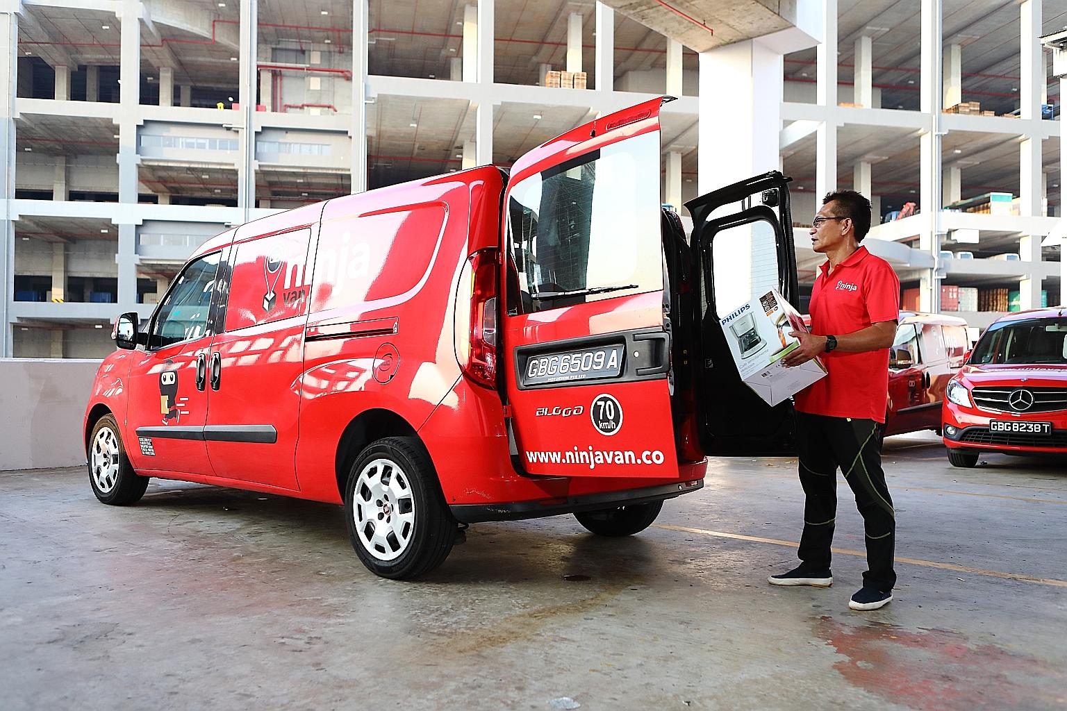 Ninja Van was among the best performers in the first half of the year when it came to fund raising by start-ups - the logistics business drew nearly $400 million from investors such as Facebook co-founder Eduardo Saverin's B Capital. PHOTO: NINJA VAN