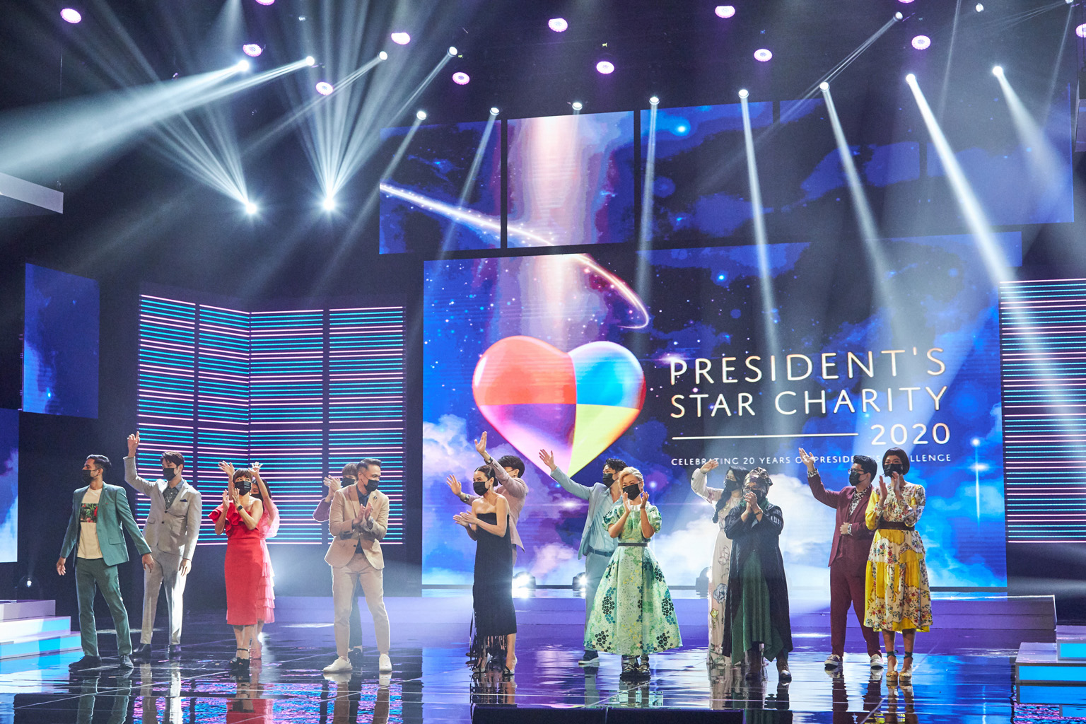 This year's President's Star Charity show was held without a live audience for the first time, owing to the Covid-19 pandemic. Members of the public can continue donating to the cause until 11.59pm this coming Sunday.