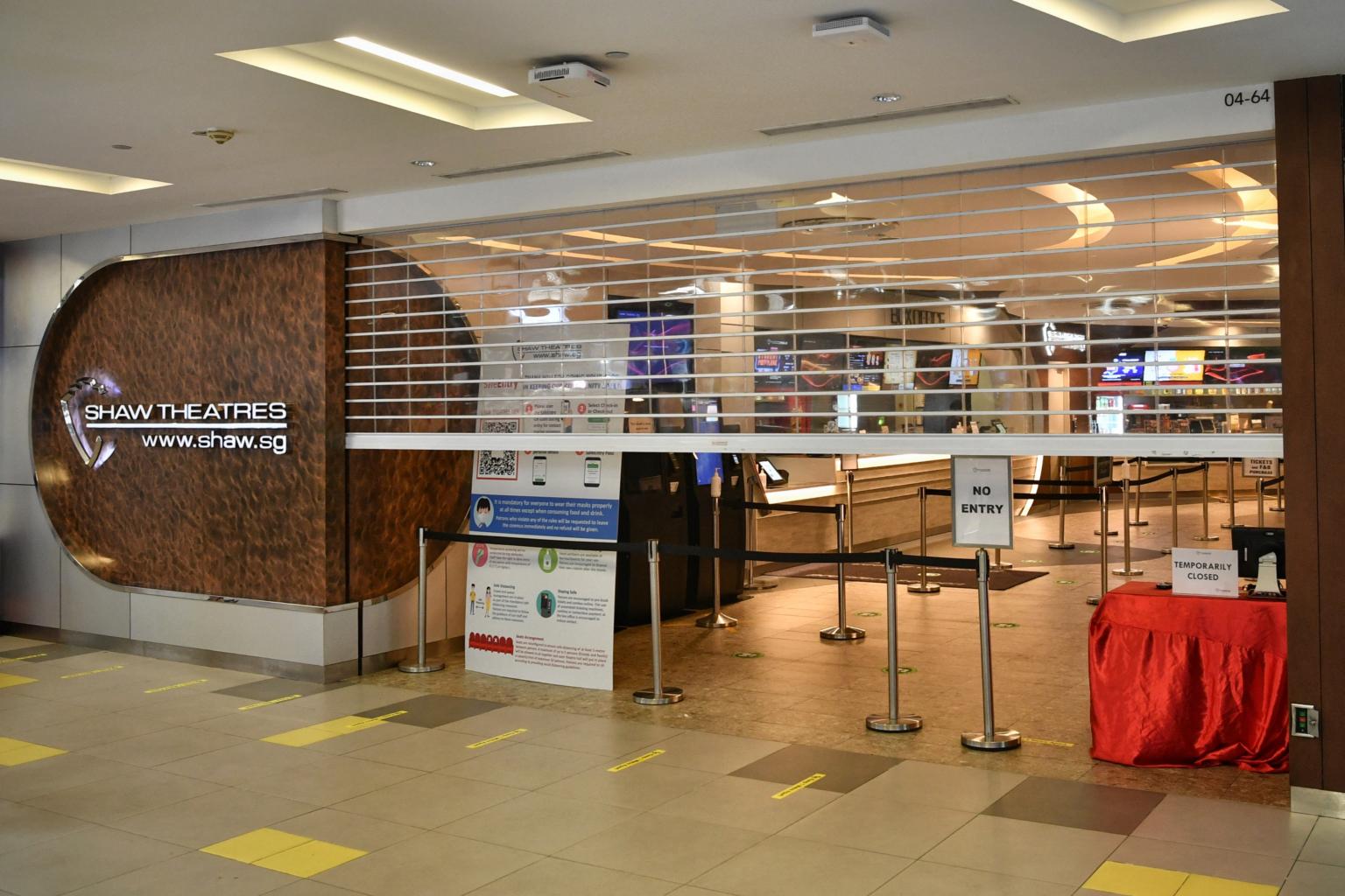 A ventilation duct fell in a Shaw Theatres cinema hall at Nex on Aug 30, leaving two moviegoers injured.