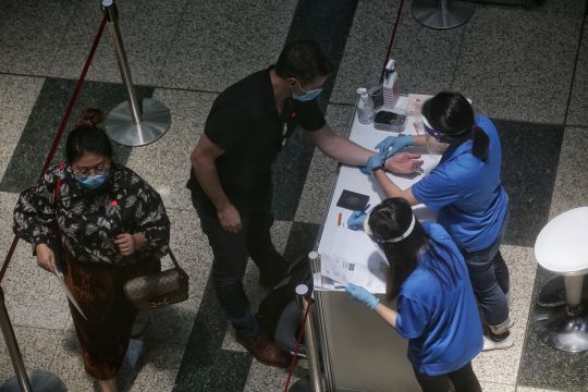 Such measures could include stringent and repeated testing protocol for visitors here and close tracking of their movements.