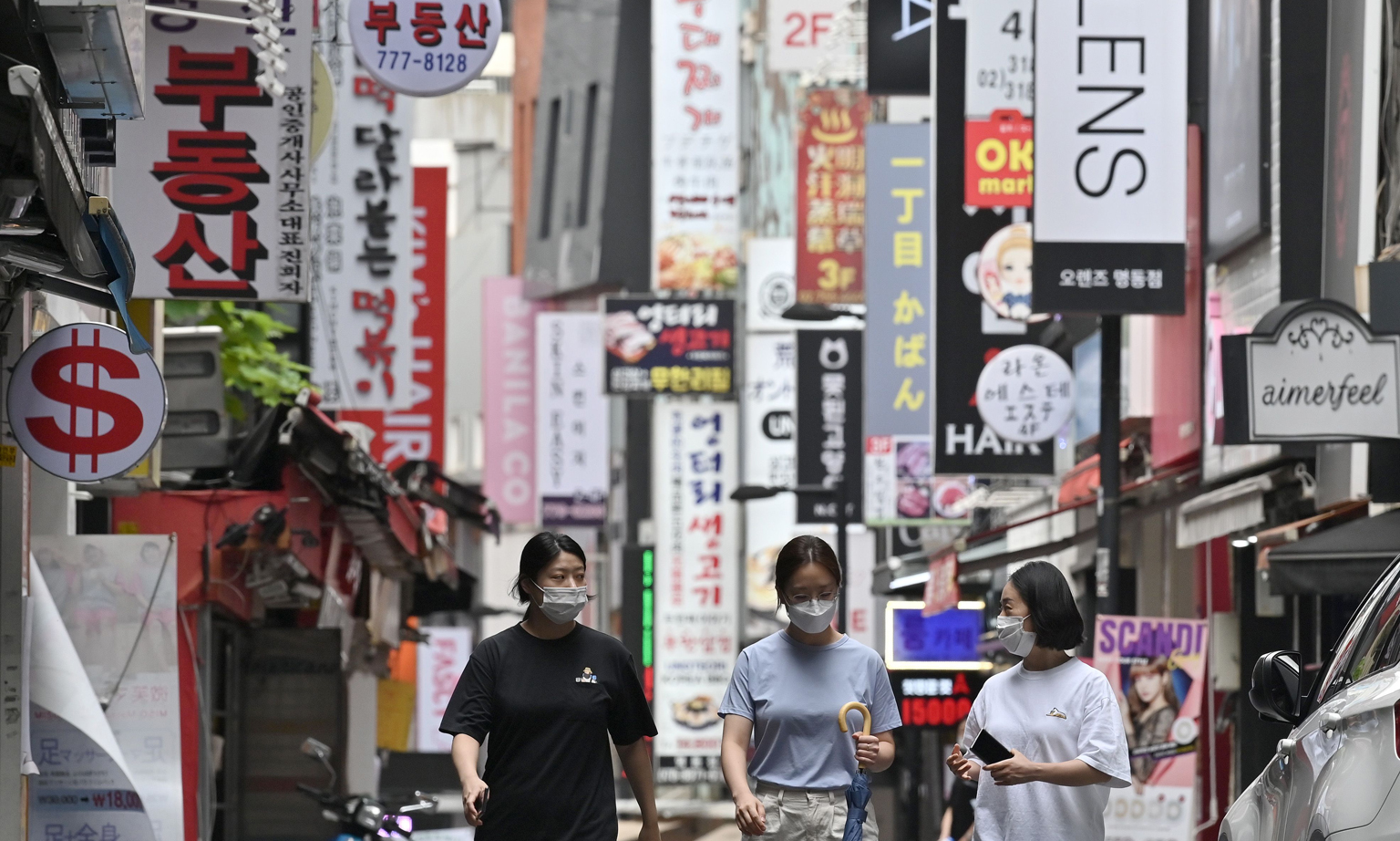 Seoul's Myeongdong shopping district. Travel agents say the interest in South Korea was not surprising, with one adding that the country has many pull factors, from fashion and culture, to food and cosmetics.