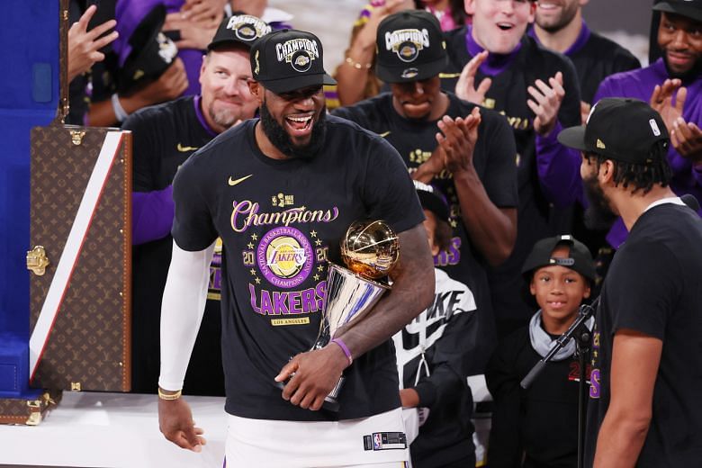 Los Angeles Lakers beat Miami Heat to win NBA championship - Eurosport