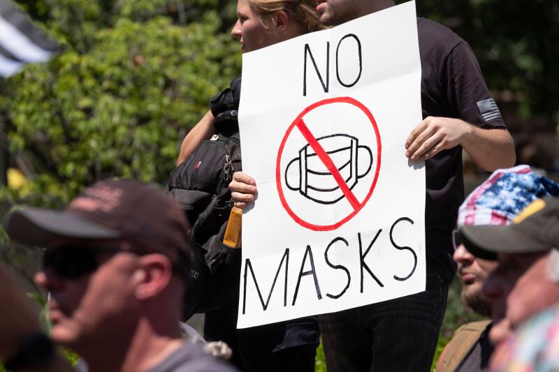 In early September, it was reported that more Americans have started to not wear masks when going out.
