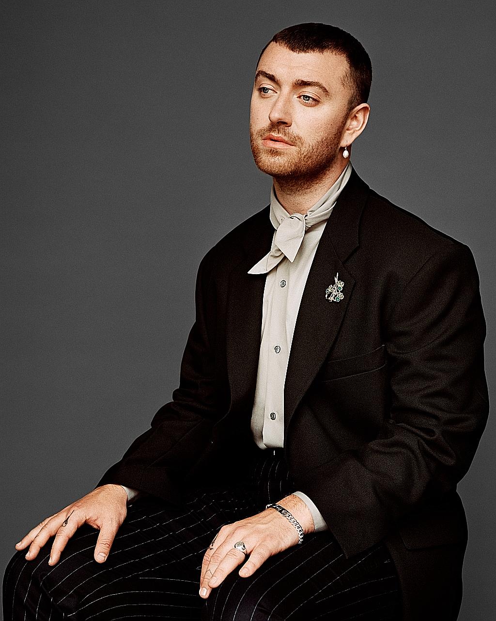 Grammy-winning English singer Sam Smith.