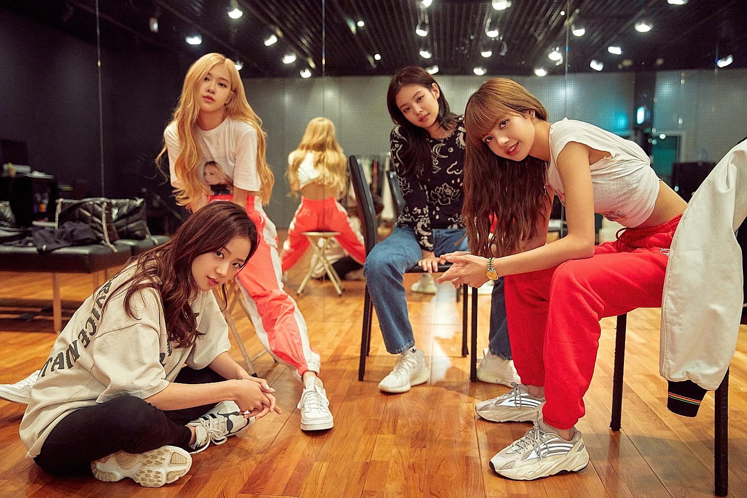 Korean-American director Caroline Suh (above) is behind Blackpink: Light Up The Sky, a documentary on the girl group which comprise (from far left) Jisoo, Rose, Jennie and Lisa.