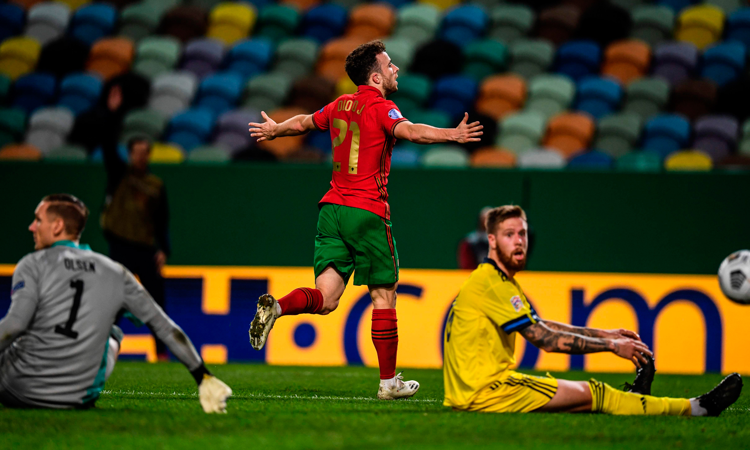 Diogo Jota doing his chances of retaining a place in Portugal's starting line-up no harm with a brace against Sweden on Wednesday. The Liverpool forward replaced Cristiano Ronaldo after the team captain tested positive for Covid-19 earlier in the wee