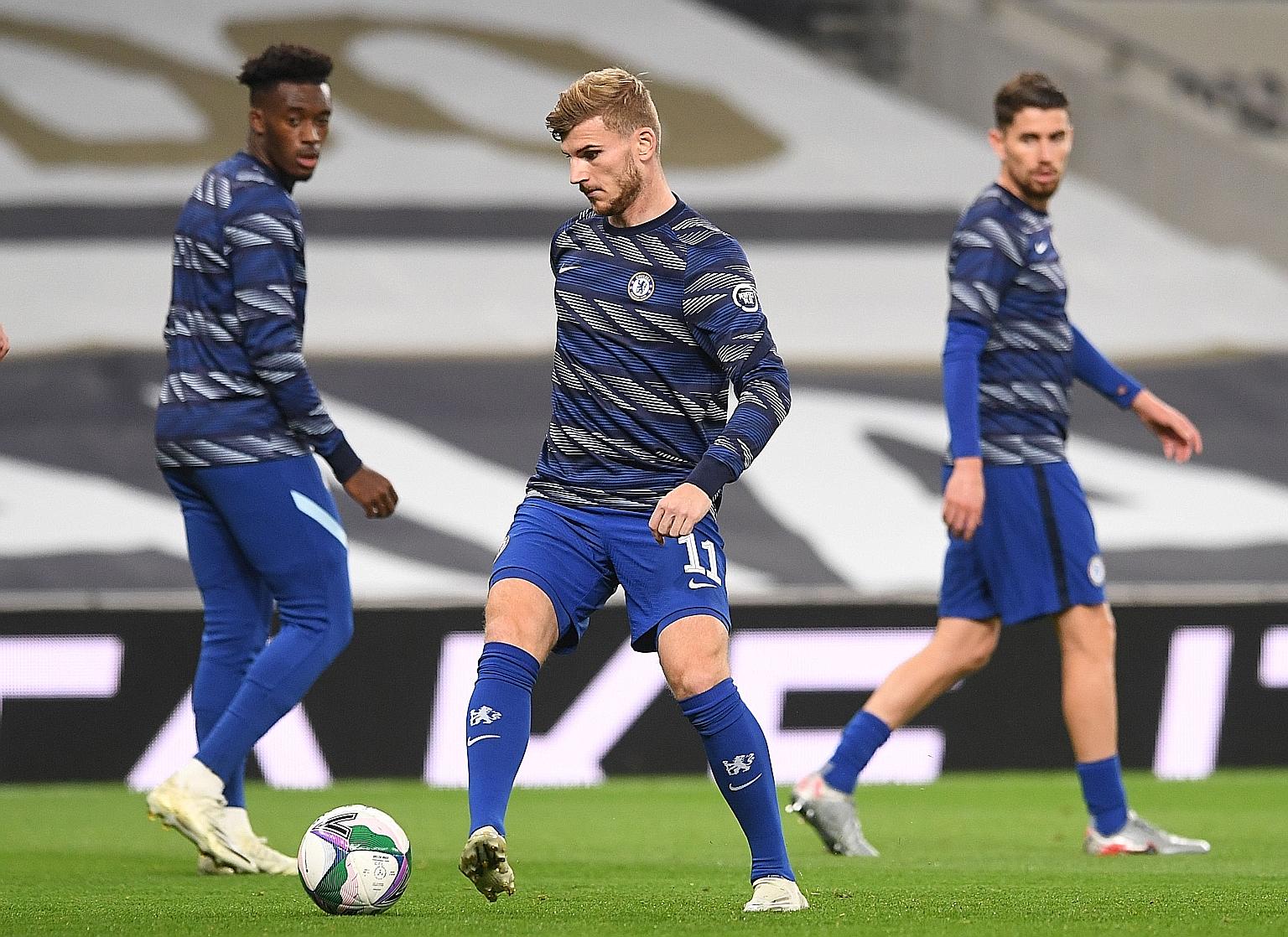 Former RB Leipzig forward Timo Werner is among the Chelsea players with Champions League experience. PHOTO: REUTERS