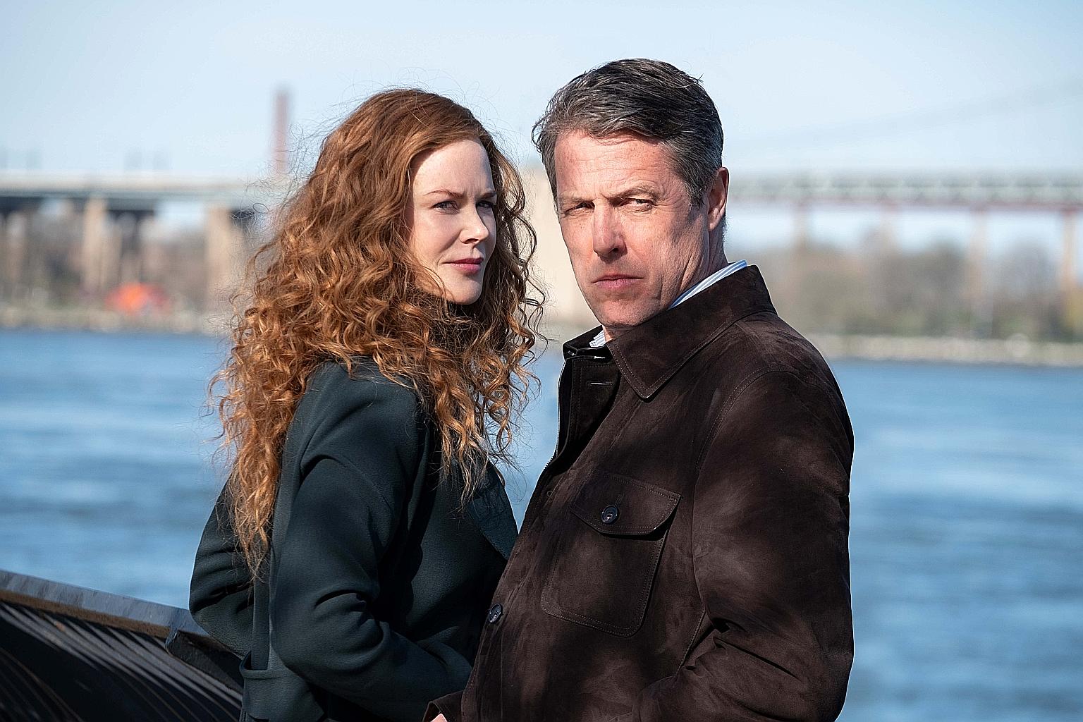 Nicole Kidman and Hugh Grant in HBO thriller The Undoing.