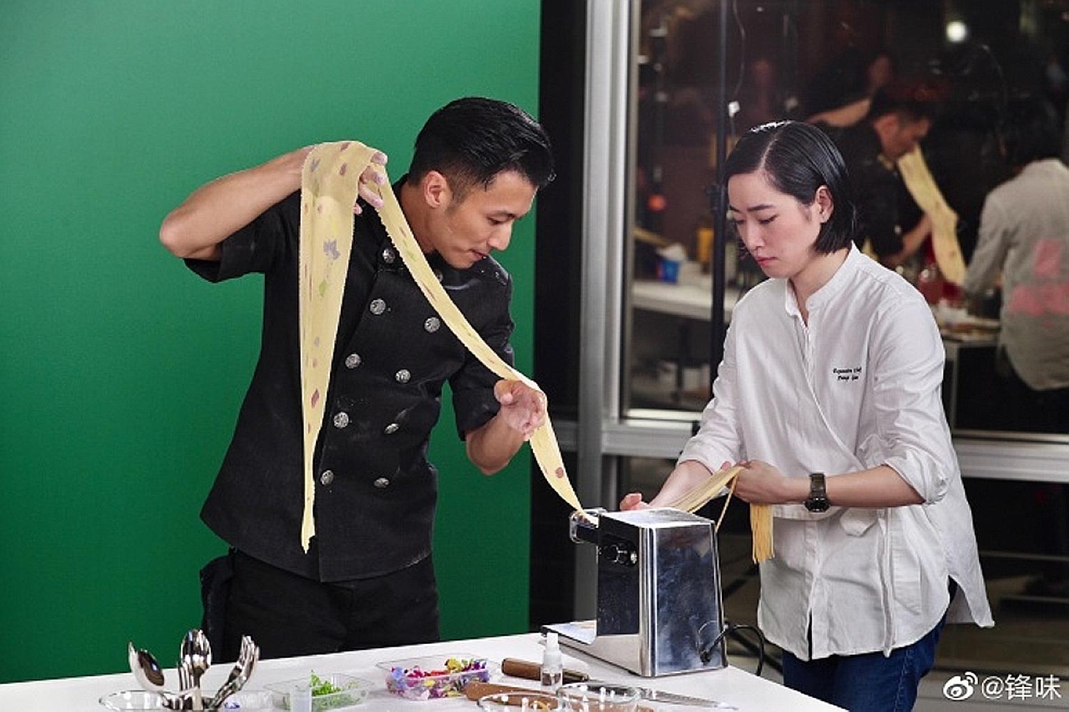 HE SINGS, HE ACTS, HE COOKS: Hong Kong star Nicholas Tse has made a career out of singing and acting and has won notice in recent years for one other talent: cooking. This week, the 40-year-old once again received a nod for his culinary skills: On W