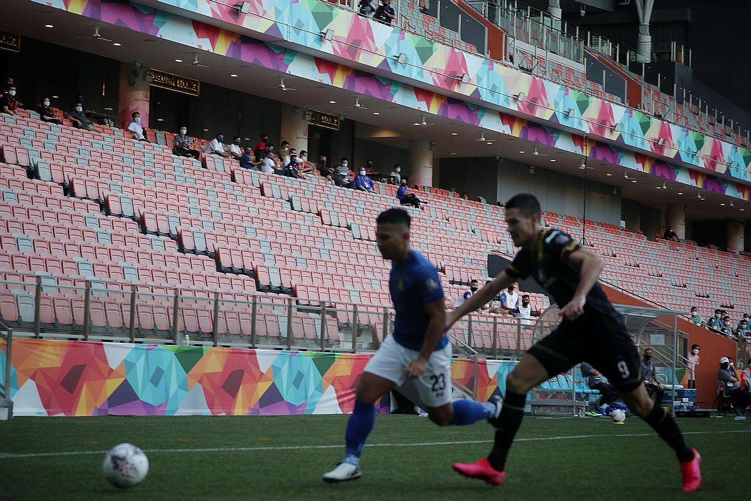 The Singapore Premier League, which returned only on Oct 17 following the coronavirus shutdown, will play on without its defending champions Brunei DPMM this year.