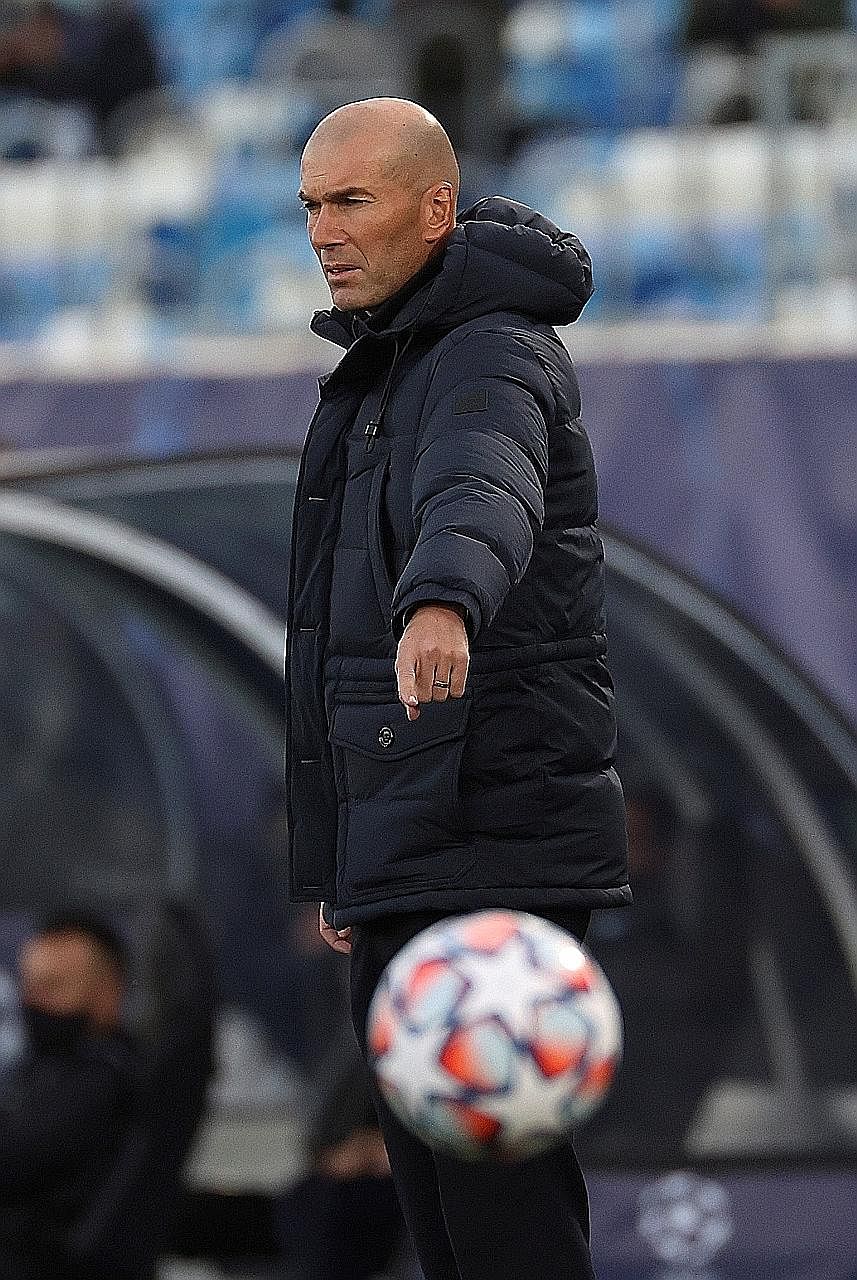 Real coach Zinedine Zidane has insisted that criticism is normal as his side aim for a win today in Germany to climb out of the bottom of Group B in the Champions League. PHOTO: EPA-EFE