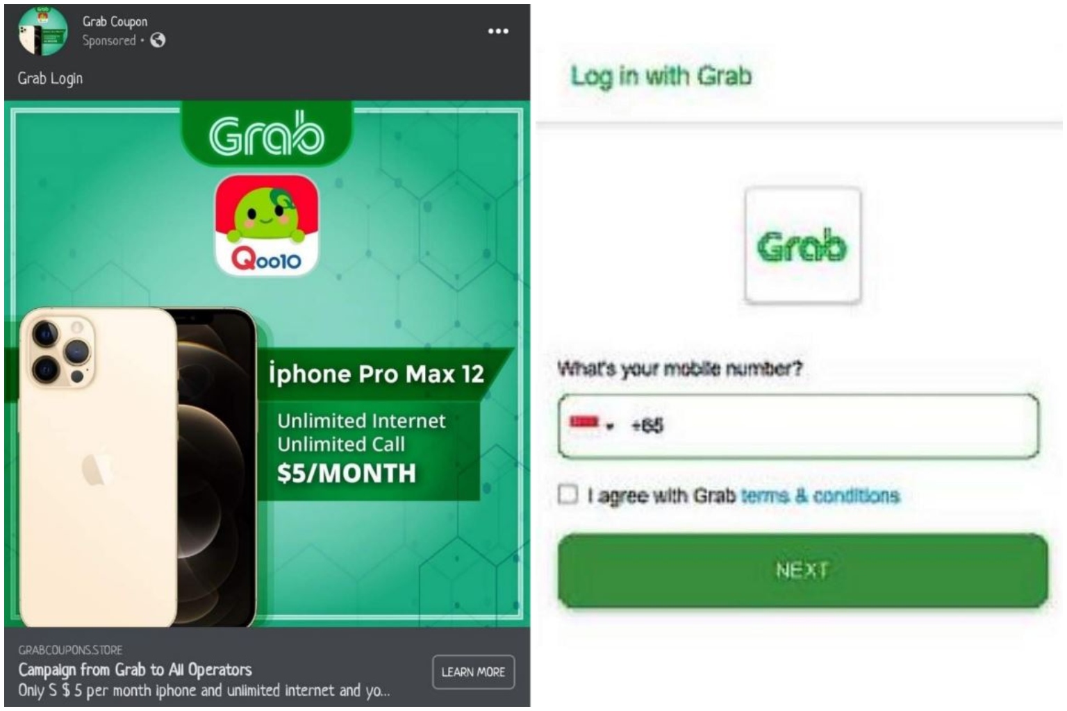 New variant of phishing scam fakes Grab advertisements | The Straits Times