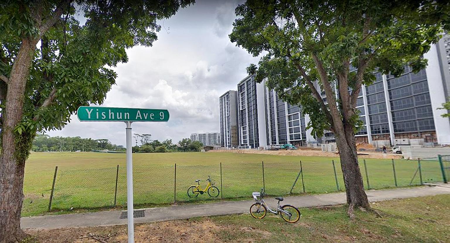 Amid the recession, the bids for the two 99-year leasehold land parcels were generally above expectations, analysts say. The Yishun Avenue 9 executive condominium site, near Junction 9 mall, could yield about 600 homes. The Tanah Merah Kechil Link si