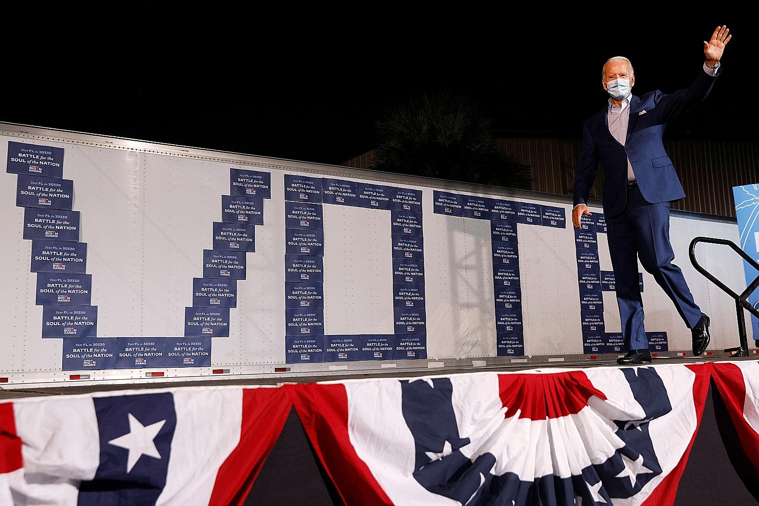 If Mr Joe Biden wins the race to the White House, analysts expect the US to engage in more dialogues with China on a wider range of issues. PHOTO: REUTERS