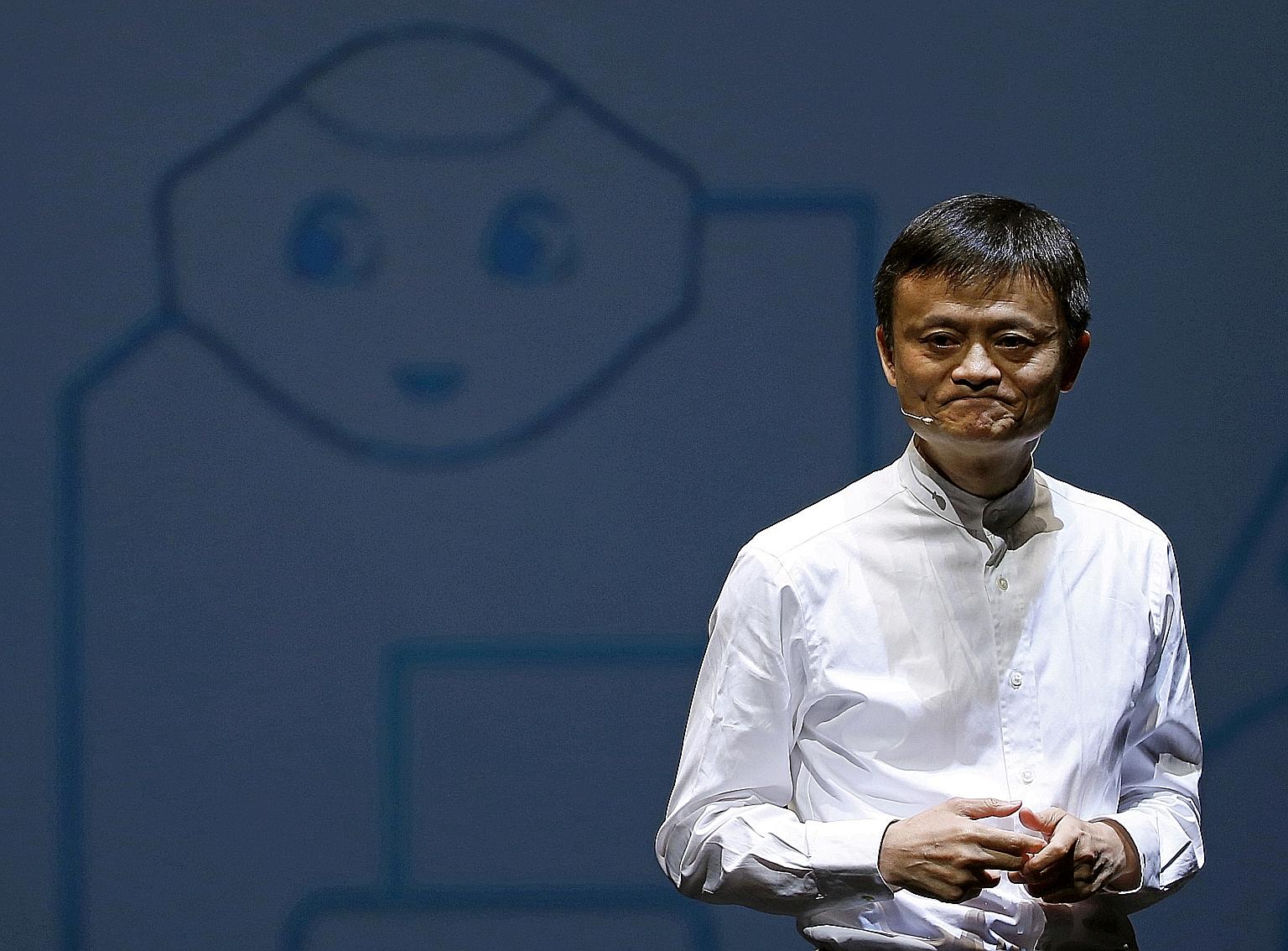 Billionaire Jack Ma's recent criticism of regulators stifling innovation could have provoked Chinese regulators, observers say. PHOTO: REUTERS