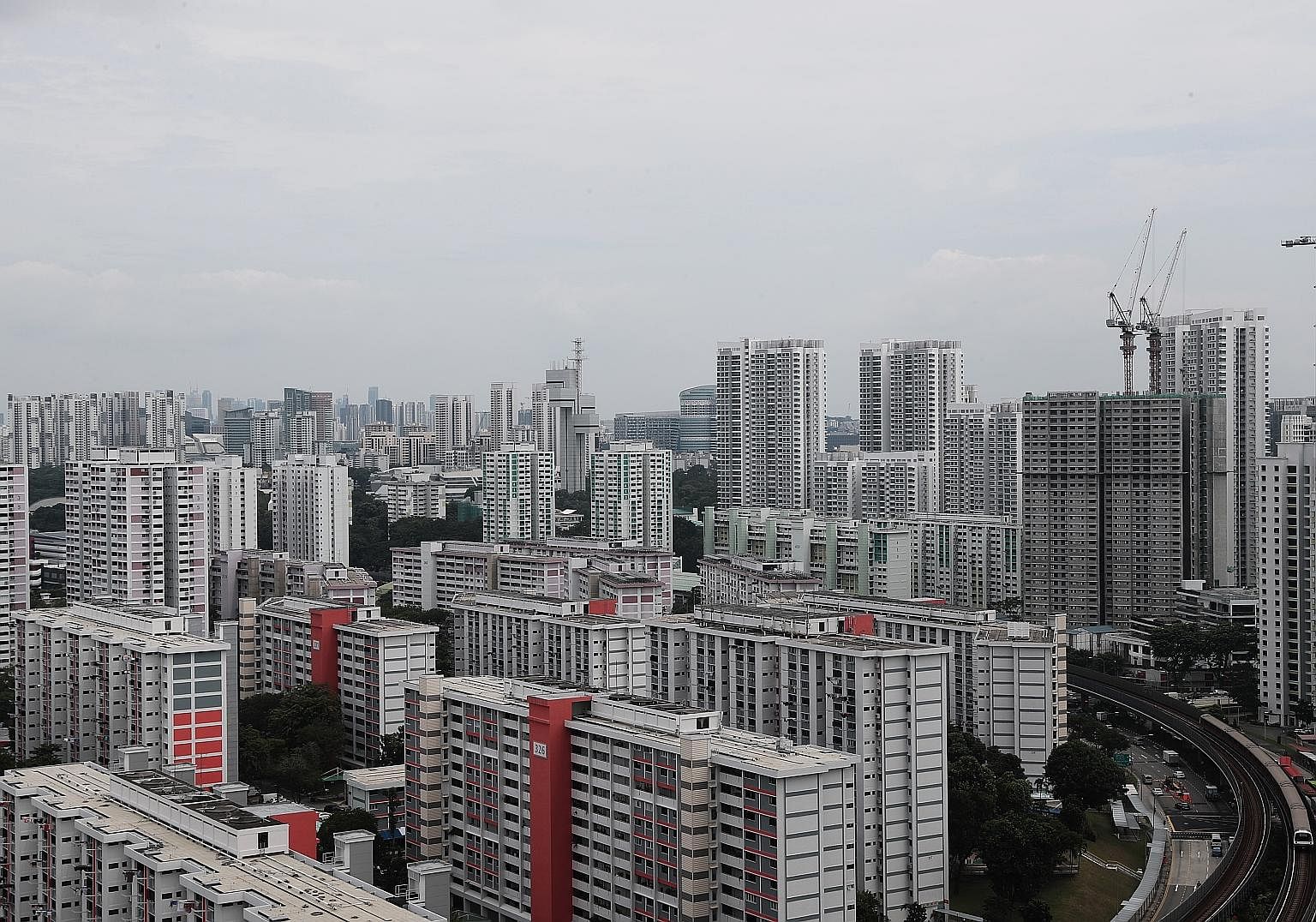 Prices for HDB resale flats rose 1.2 per cent last month over September.