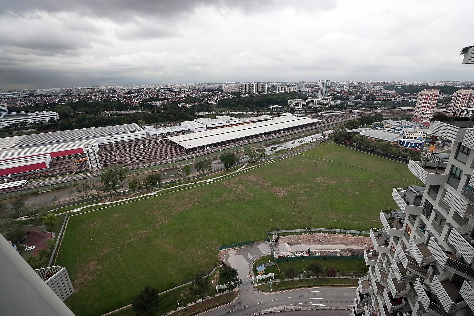 This plot of land in Bishan Street 14 is where Bishan Ridges will be sited. Its 1,222 four-room flats drew 2,606 applicants while its 124 three-room flats drew 233 applicants.