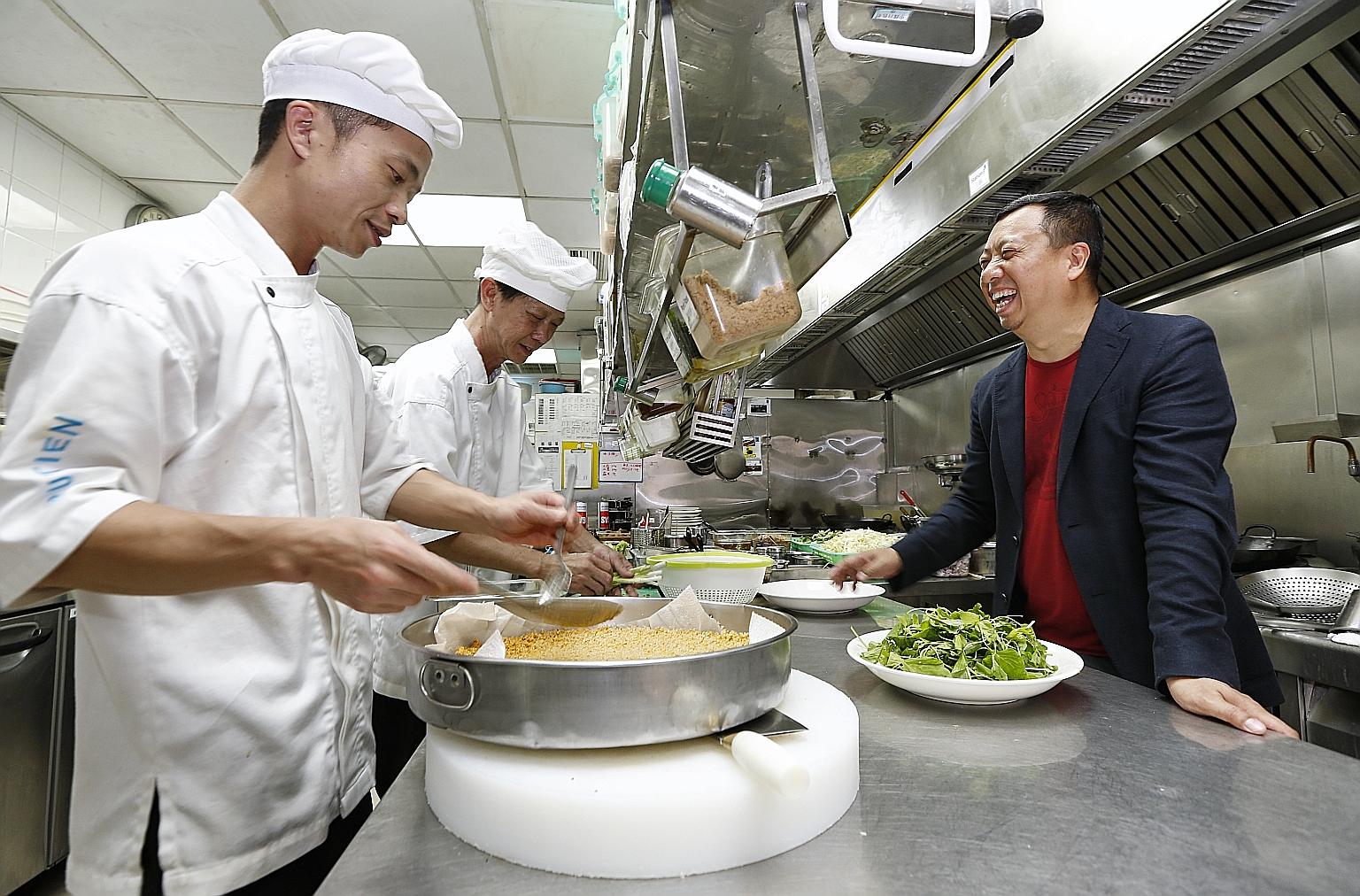 Mr Fong Chi Chung, founder and chief executive of Putien, actively oversees the group's day-to-day operations. Each outlet is treated as an independent business unit run by its own "owner manager" and retains 30 per cent of its own profit, which is u