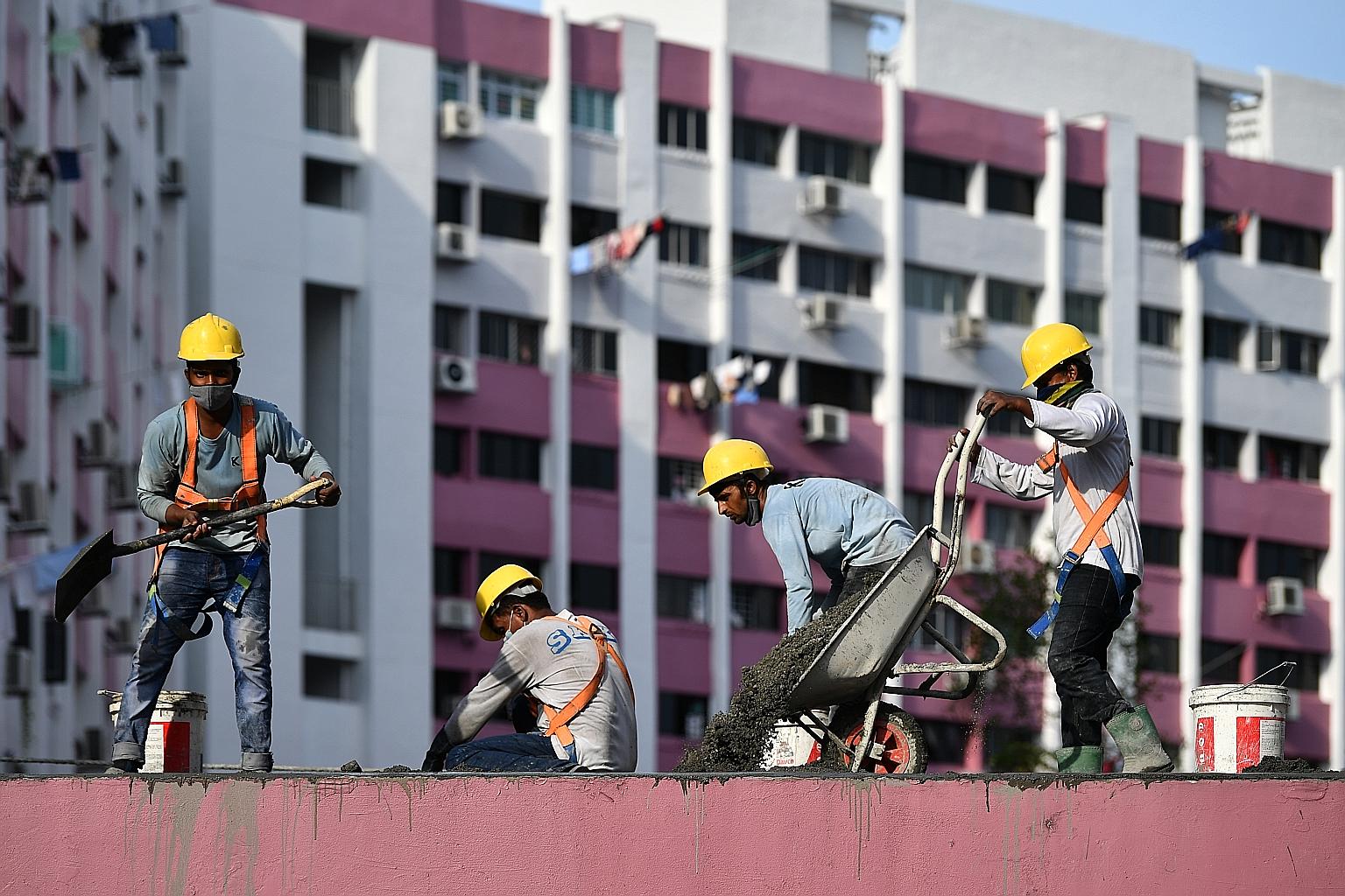 While safe management measures are likely to keep construction activity subdued next year, most analysts believe growth performance of the sector should continue to improve in the coming quarters amid the existing backlogs and strong pipeline of resi