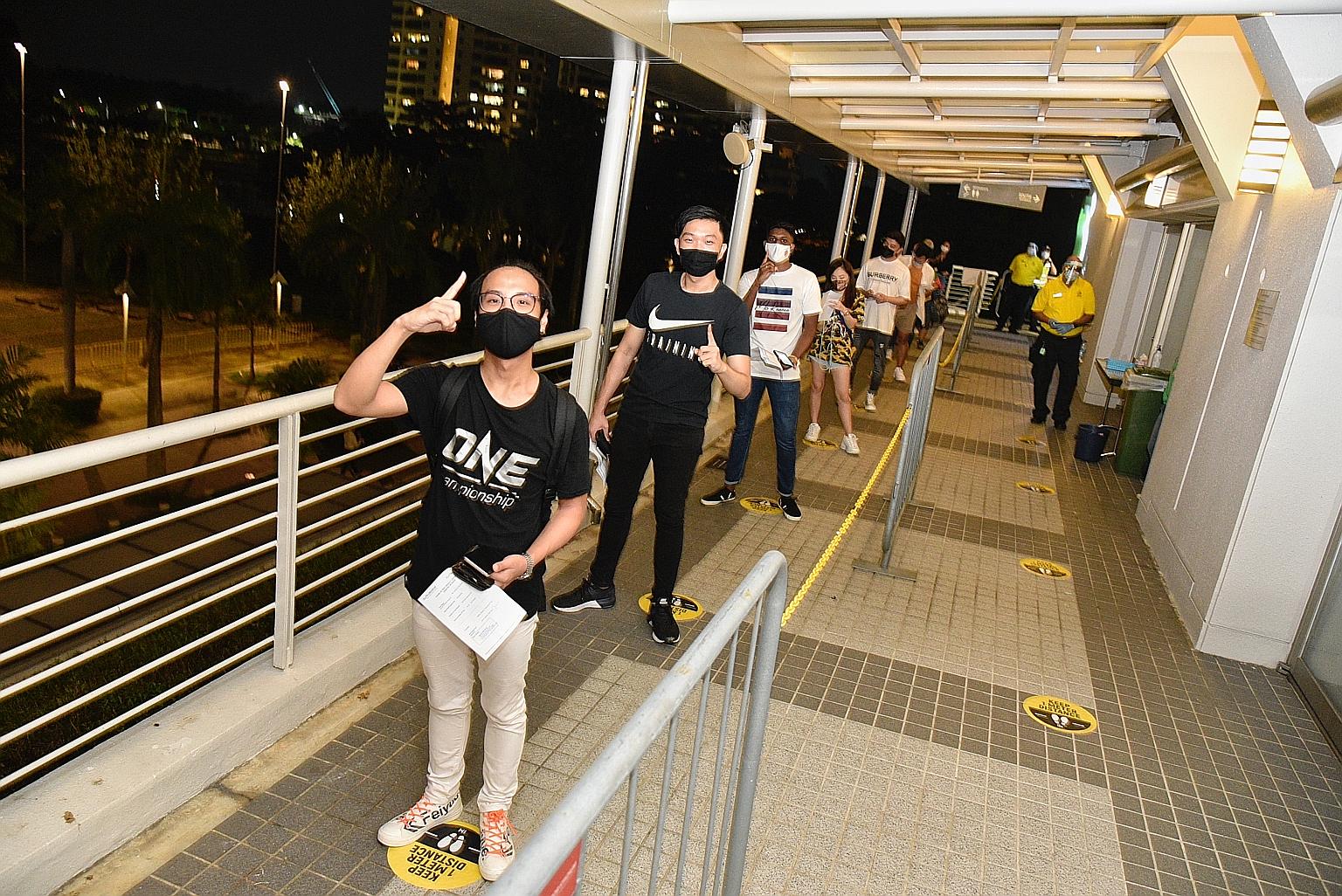 Similar to last month's Inside The Matrix event, fans will also be admitted at two One Championship fights next month.