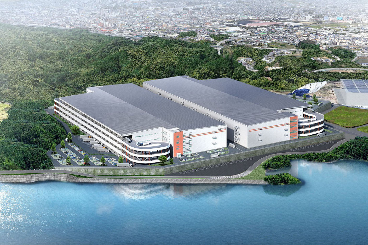 Mapletree Investments says it will develop two blocks of logistics facilities on the site in Fukuoka.