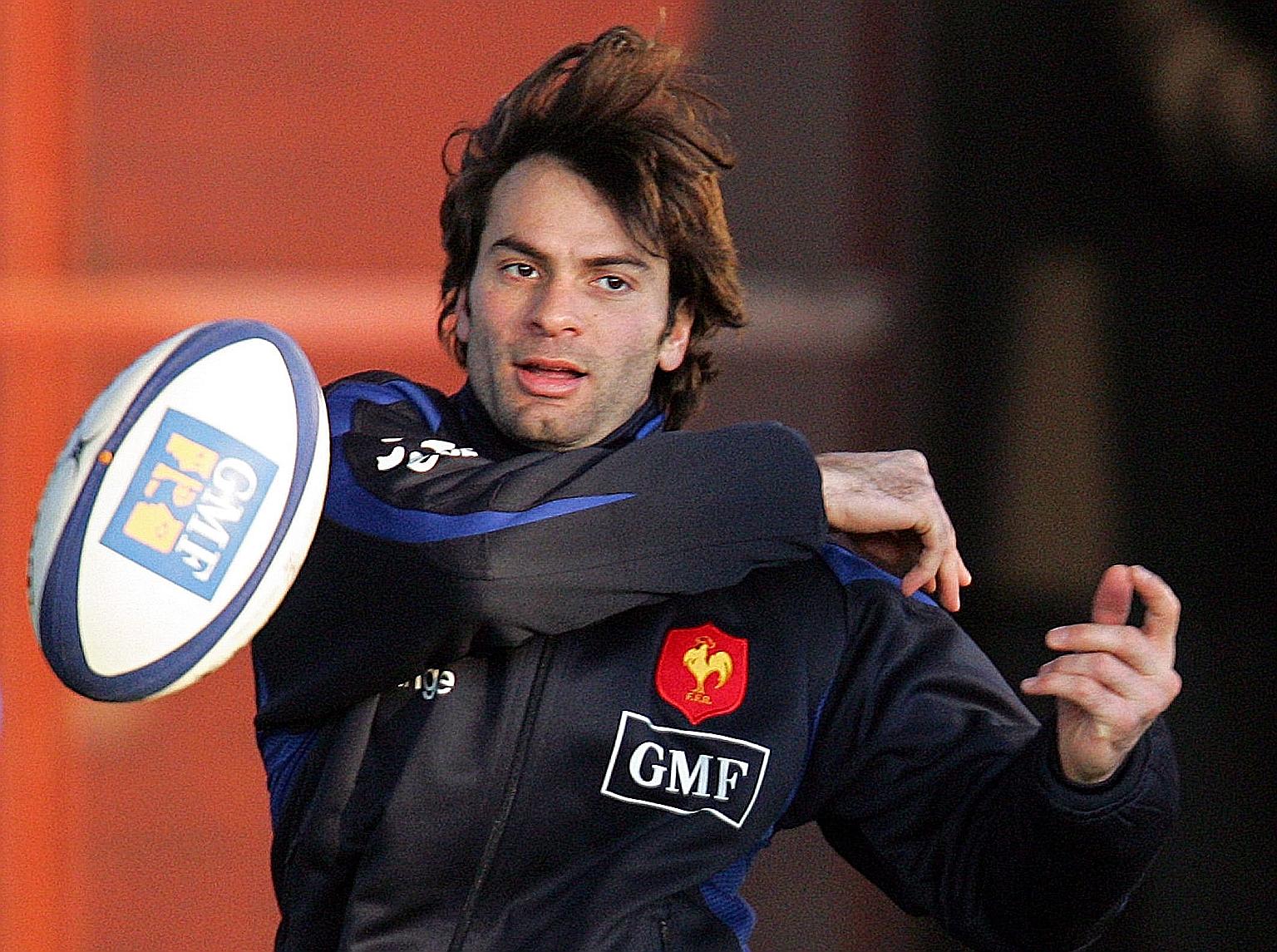 Former France rugby player Christophe Dominici, seen in this 2006 file photo, was found dead in a Paris park on Tuesday.