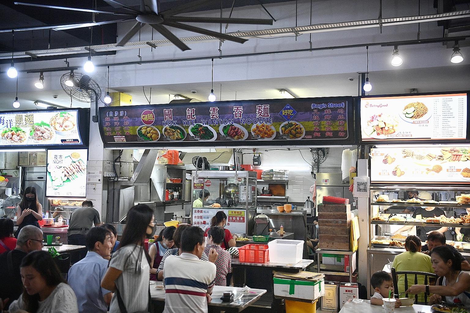 Kok Kee Wanton Noodle stall at Bistro 8 coffee shop in Foch Road yesterday. Once the sale is complete, Kok Kee will become an indirect subsidiary of the Jumbo Group, which will have exclusive rights to develop a franchise system for Kok Kee in Singap