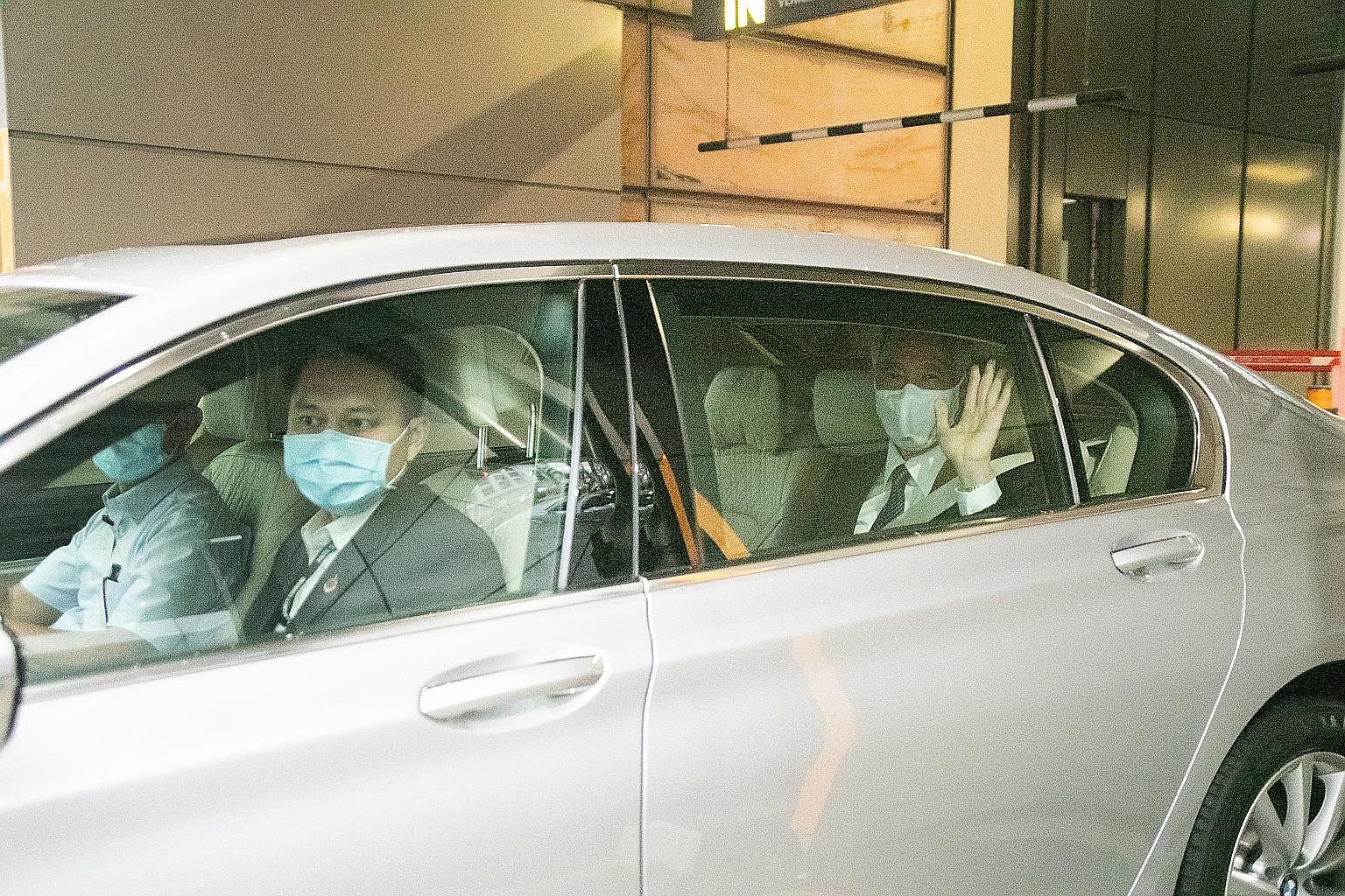 Prime Minister Lee Hsien Loong leaving the High Court on Monday.
