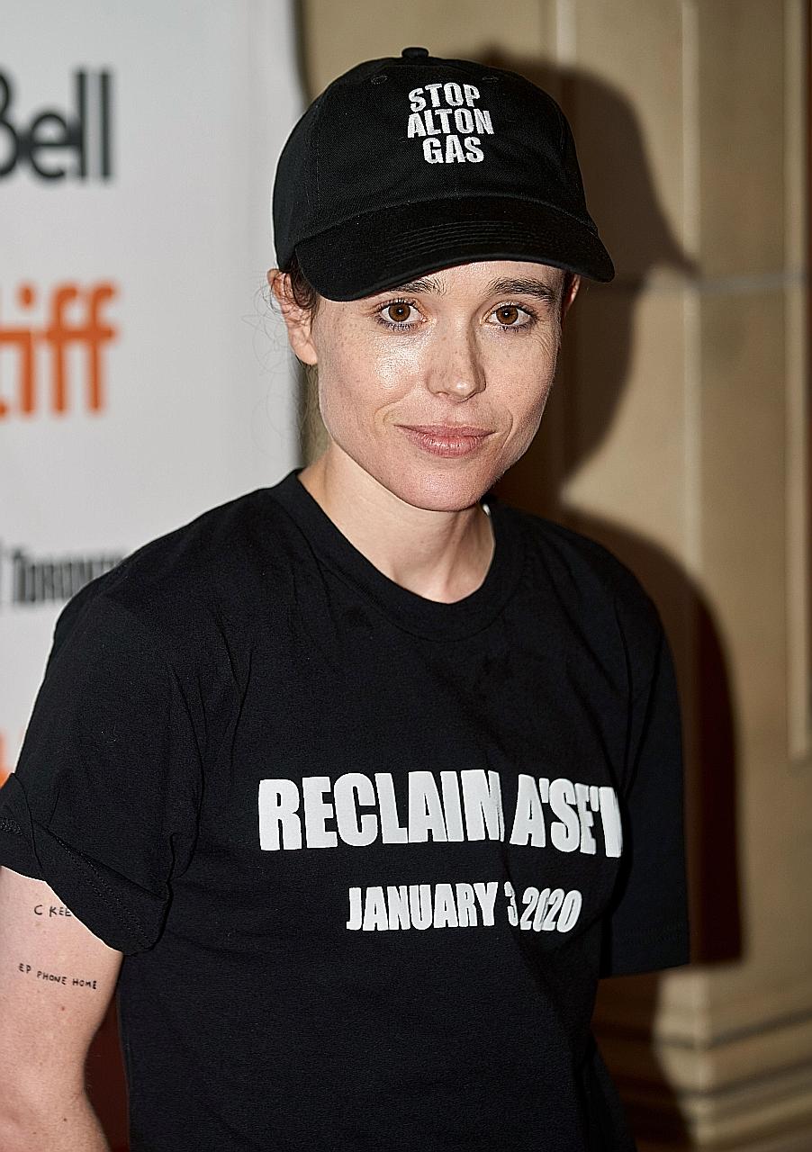 Hollywood actor Elliot Page, formerly known as Ellen Page, in a September 2019 file photo.
