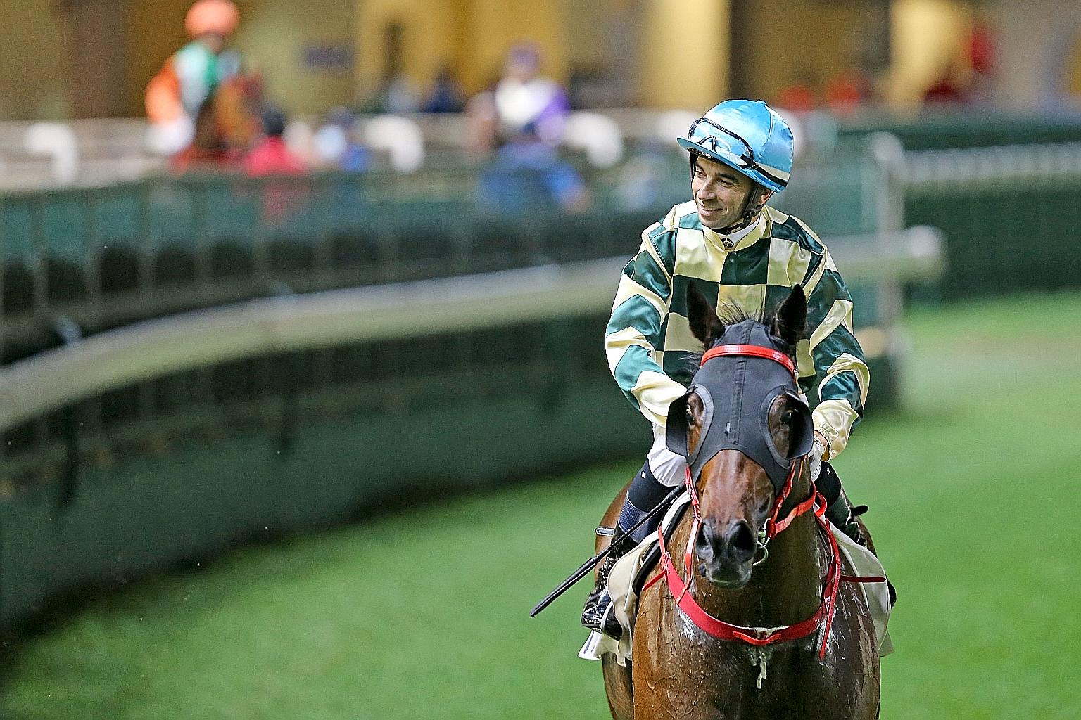 Leading Hong Kong jockey Joao Moreira, who notched his fourth successive treble on Wednesday, has a great book of rides at Sha Tin tomorrow. One of his top chances is three-time winner Dancing Fighter in Race 8.