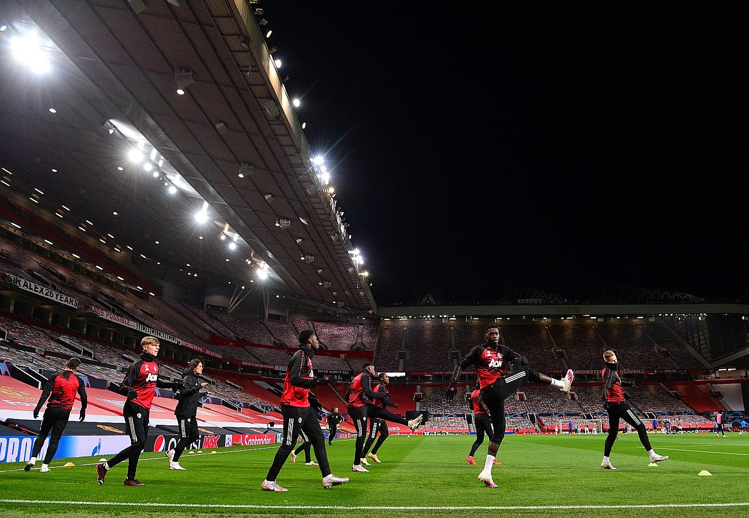 Manchester United face Leipzig knowing a draw would be enough to earn them a spot in the last 16 of the Champions League. United won 5-0 in October's reverse fixture.