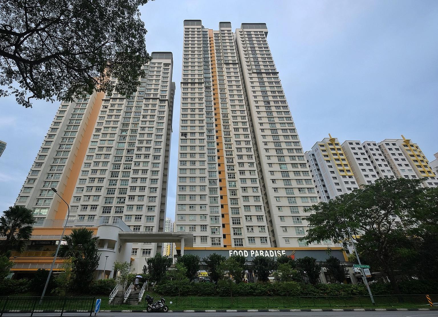 A four-room flat in Tiong Bahru View was sold for $1.02 million last month. ST PHOTO: GAVIN FOO