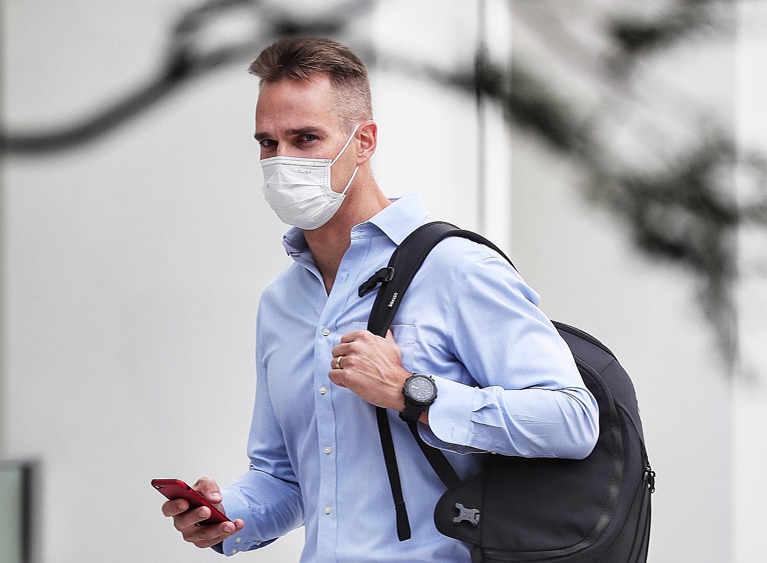 Toni Timo Salminen (left) has been given a week's jail for causing Mr Chew Fook Yew's death.