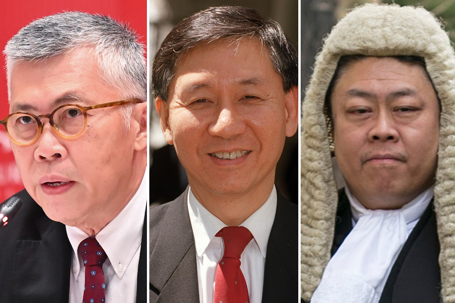 (From left) Judge of Appeal Steven Chong, Senior Counsel Michael Hwang and Singapore-based Bruneian and Queen's Counsel Colin Ong have been appointed to China's International Commercial Expert Committee.