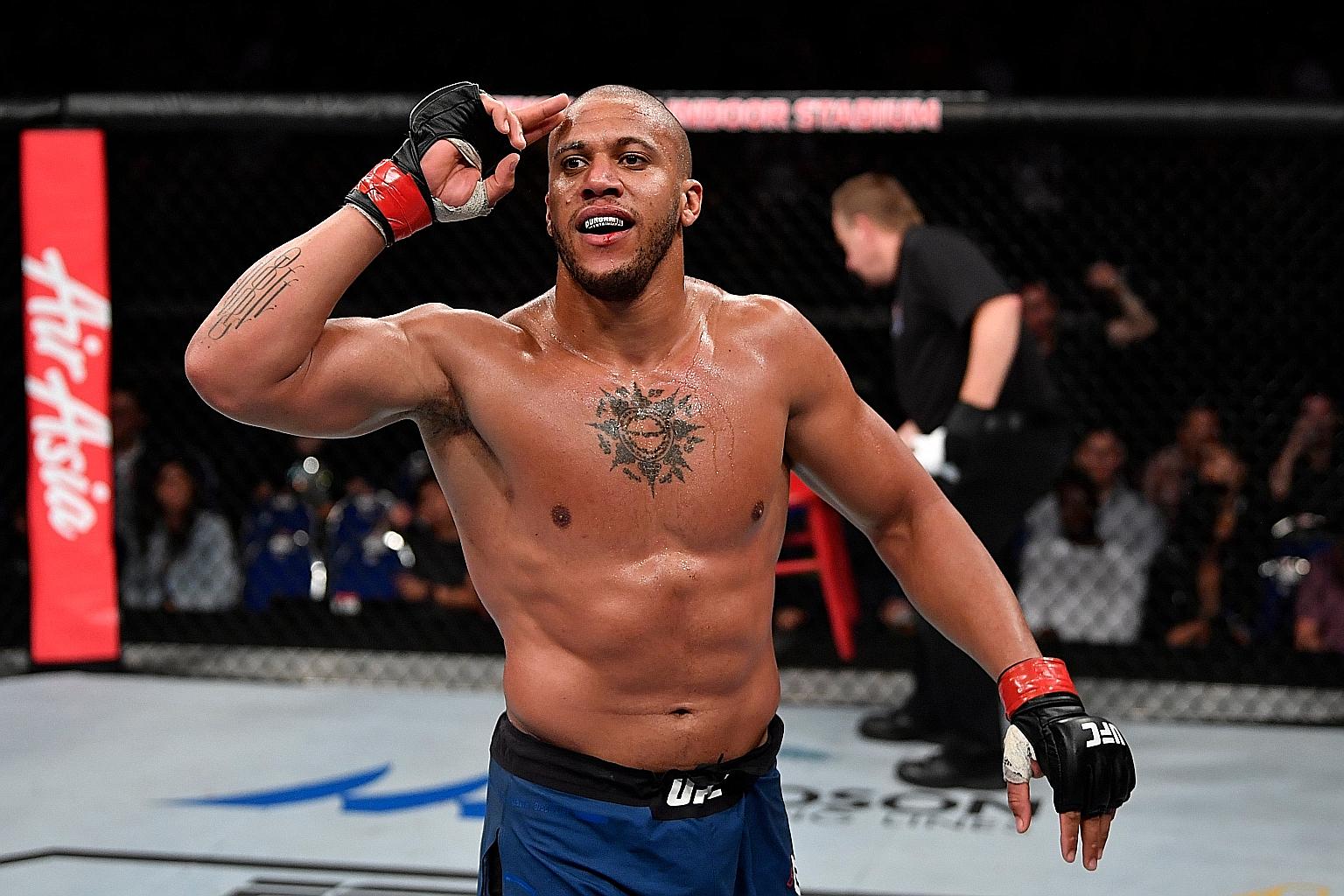 Frenchman Ciryl Gane is going for a fourth straight UFC heavyweight win today when he faces Junior dos Santos in Las Vegas. This is his only fight in a season severely disrupted by the coronavirus pandemic and he says "a crazy year" will become a goo