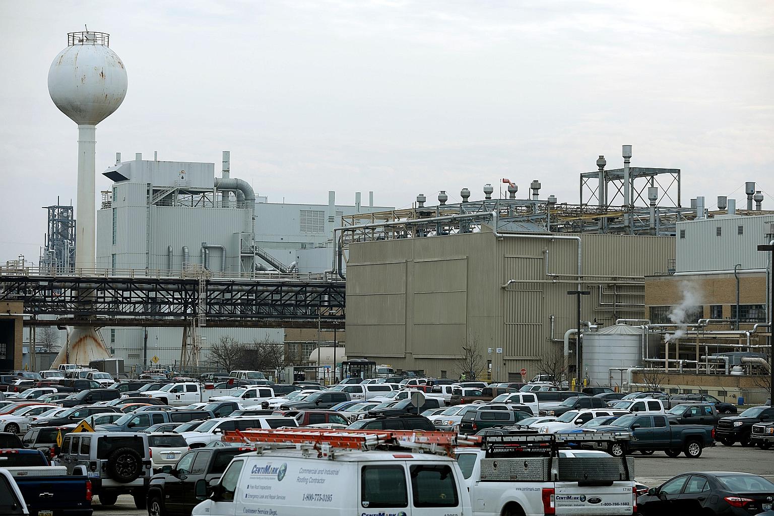 Pfizer's global supply facility in Kalamazoo, Michigan. Doses of the Pfizer-BioNTech vaccine started leaving the factory yesterday. Infections in the US are still soaring, with 1.1 million new cases confirmed in the past five days and the death toll 
