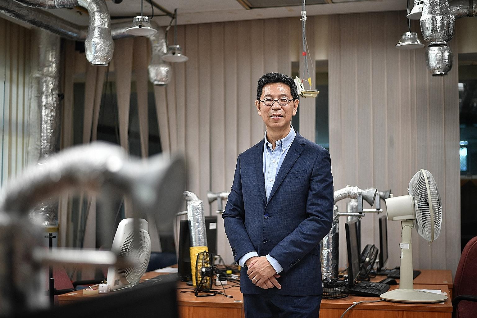 Associate Professor Tham Kwok Wai says tackling the Covid-19 outbreak requires researchers with various expertise. ST PHOTO: ARIFFIN JAMAR