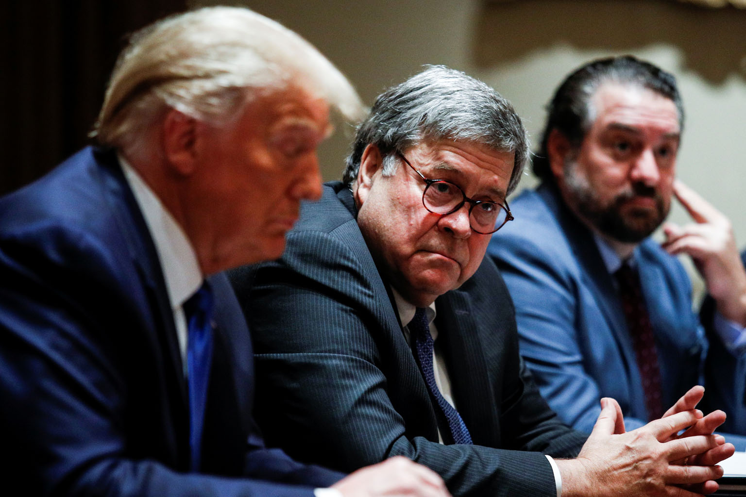 Attorney-General William Barr (right) had angered President Donald Trump by not supporting his incorrect claims that the results of the Nov 3 presidential election had been tainted by widespread fraud. Mr Barr's resignation letter was released after 