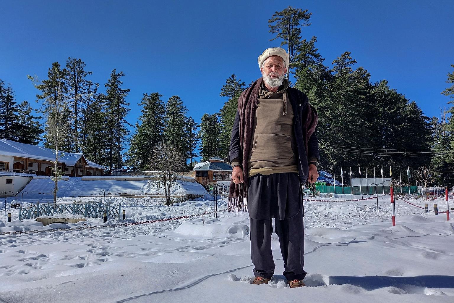 Shopkeeper and storyteller Mohammad Naseem in the Shogran hill area of Kaghan Valley, Pakistan.