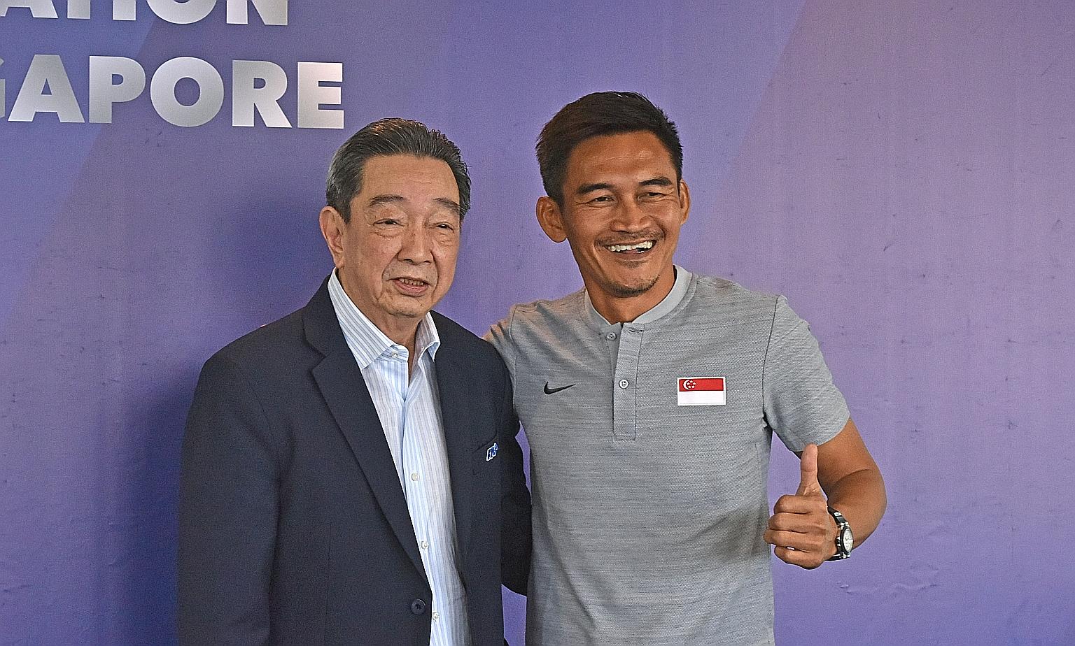 Nazri Nasir is in line to lead Singapore's Under-22 team at next year's SEA Games.