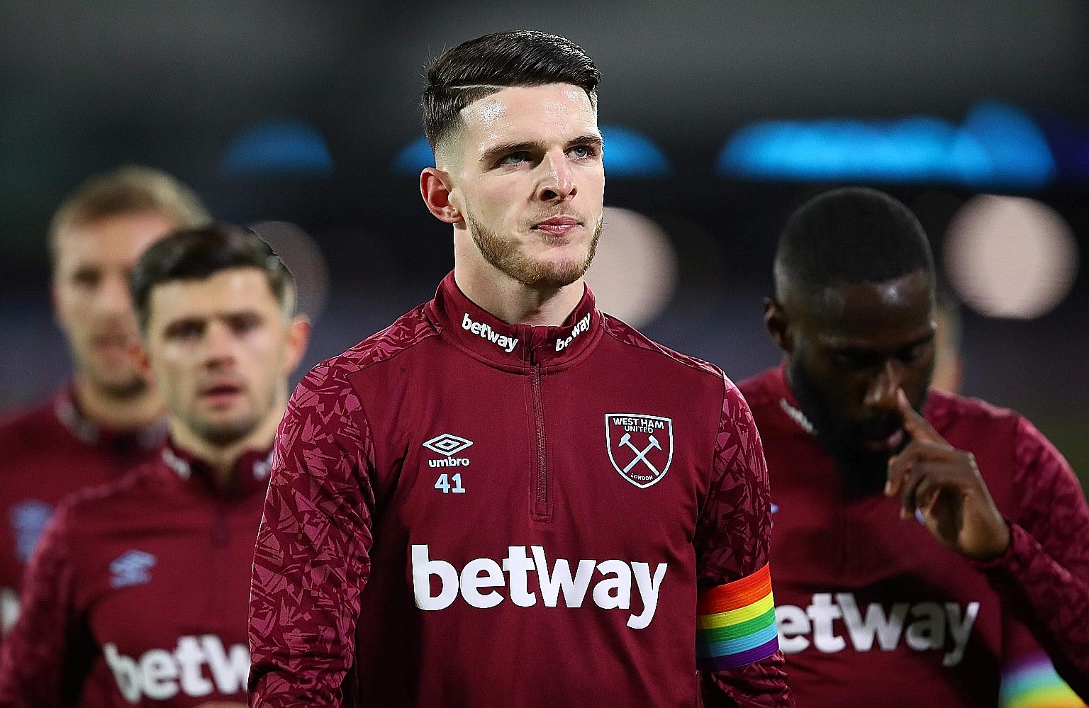 West Ham midfielder and Chelsea academy product Declan Rice, 21, will have another chance to impress the Blues today. He has played every minute of this Premier League season.