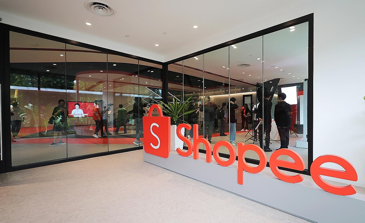Sea's online shopping platform Shopee has been reaping gains in e-commerce amid the pandemic - its third-quarter gross merchandise value was up 102.7 per cent year on year to US$9.3 billion (S$12.4 billion).