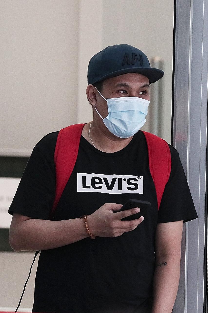 Flores Alvin Jay Vargas kicked and punched the victim, who had thrown a tantrum when his request for a knife to cut an apple was denied. ST PHOTO: KELVIN CHNG