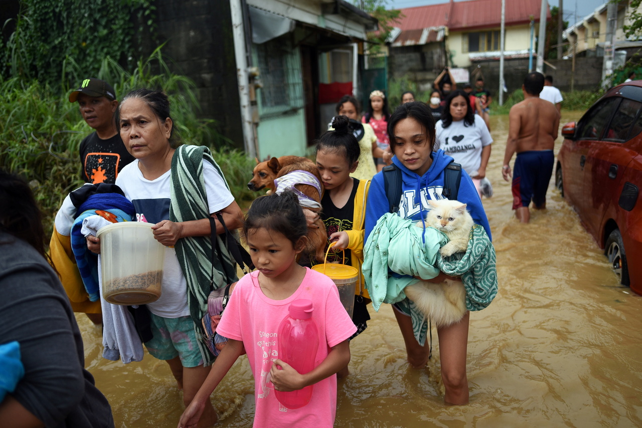 Inundaciones, un efecto del cambio climático.