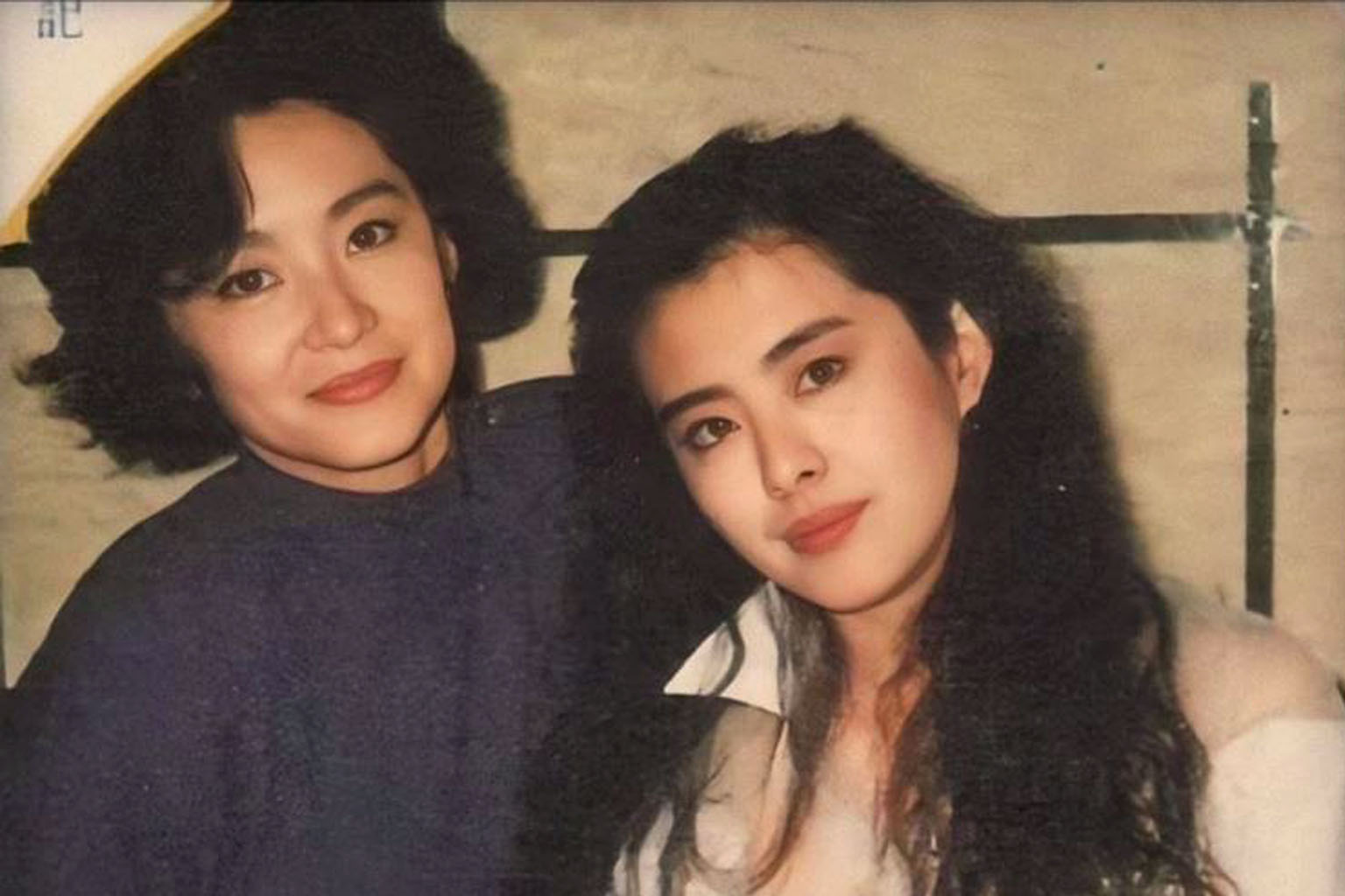 Retired actress Brigitte Lin Ching-hsia (left) described former actress Joey Wong (right) as "delicate and fair" and someone who "likes to laugh very much".